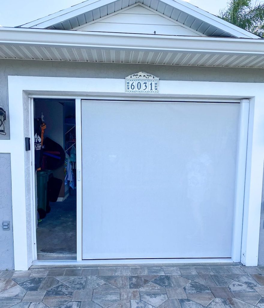 motorized screen window